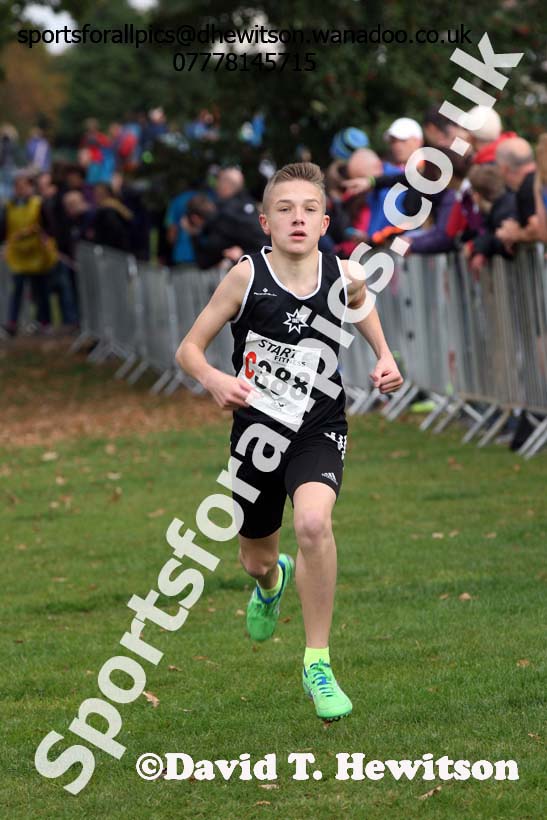 Boys under-15s Northern Cross Country Relays, Graves Park, Sheffield. Photo: David T. Hewitson/Sports for All Pics